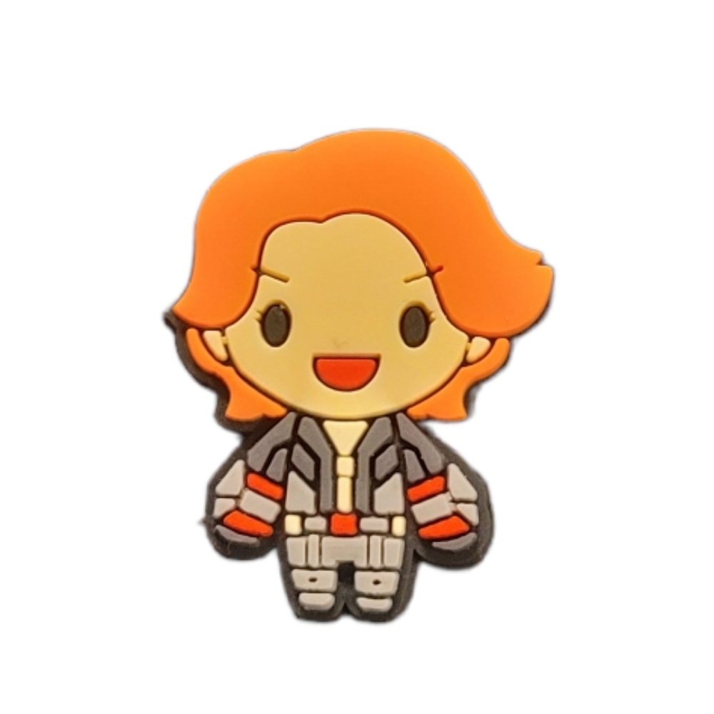 NEW Black Widow Marvel Avengers Croc Charm